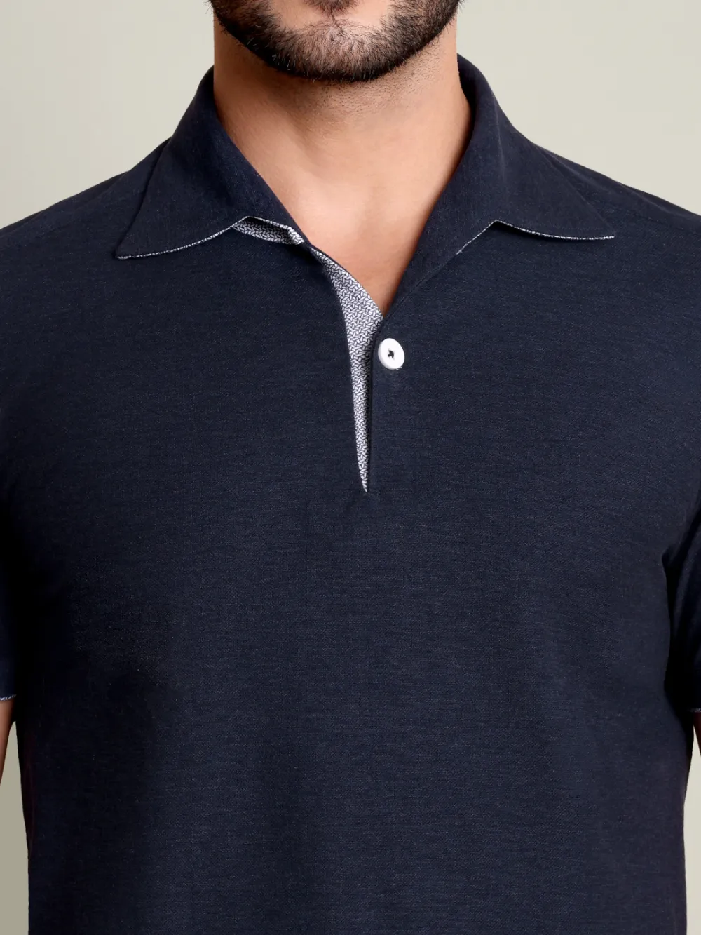 Ritz Exclusive: Night Sky One-Piece Collar Smart Polo Shirt