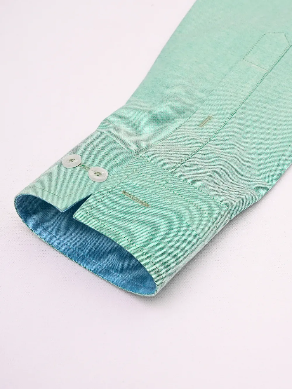 Oxford Button down Collar Shirt - Green