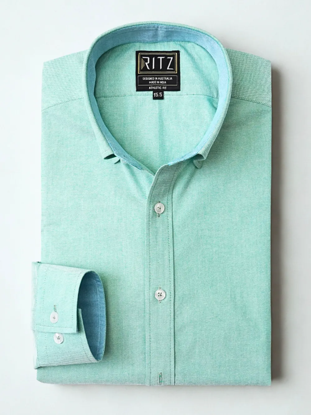 Oxford Button down Collar Shirt - Green