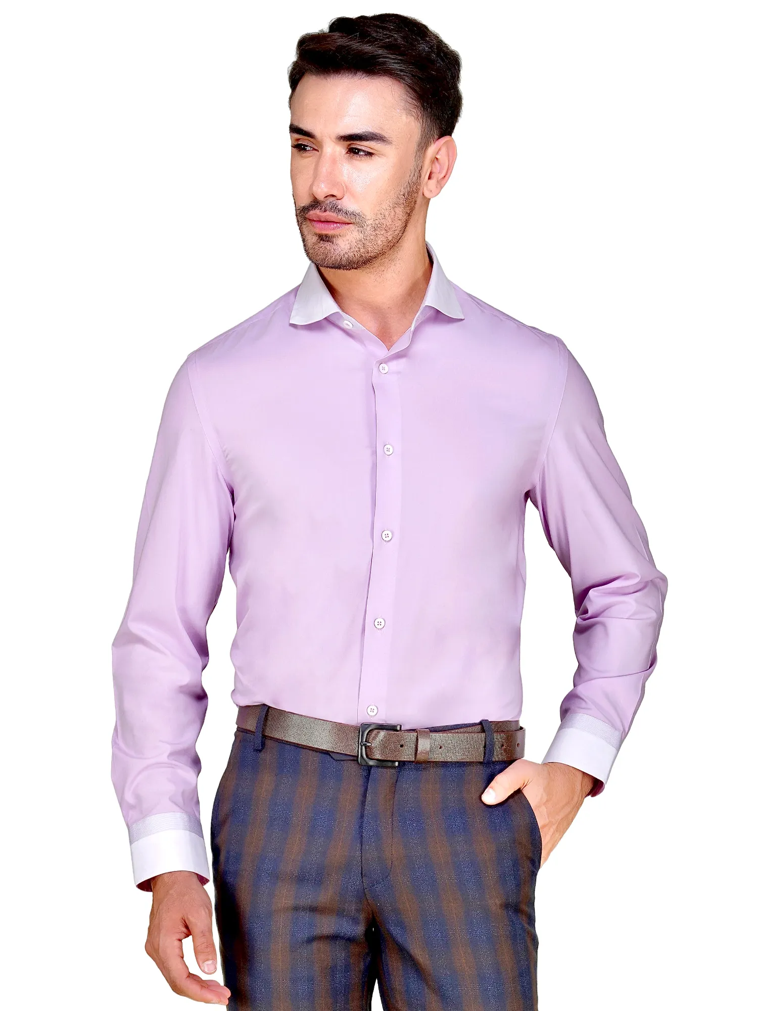 Cotton blend Non Iron Stretch Pink Winchester Shirt