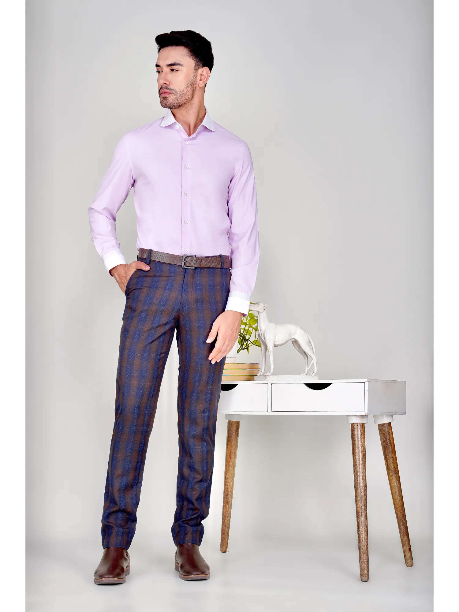 Cotton blend Non Iron Stretch Pink Winchester Shirt