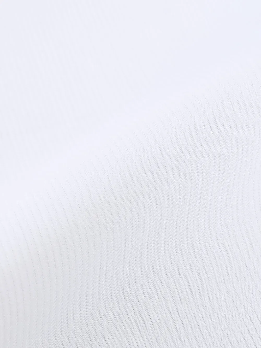 White Shirt with Signature Satin Accent - Petals