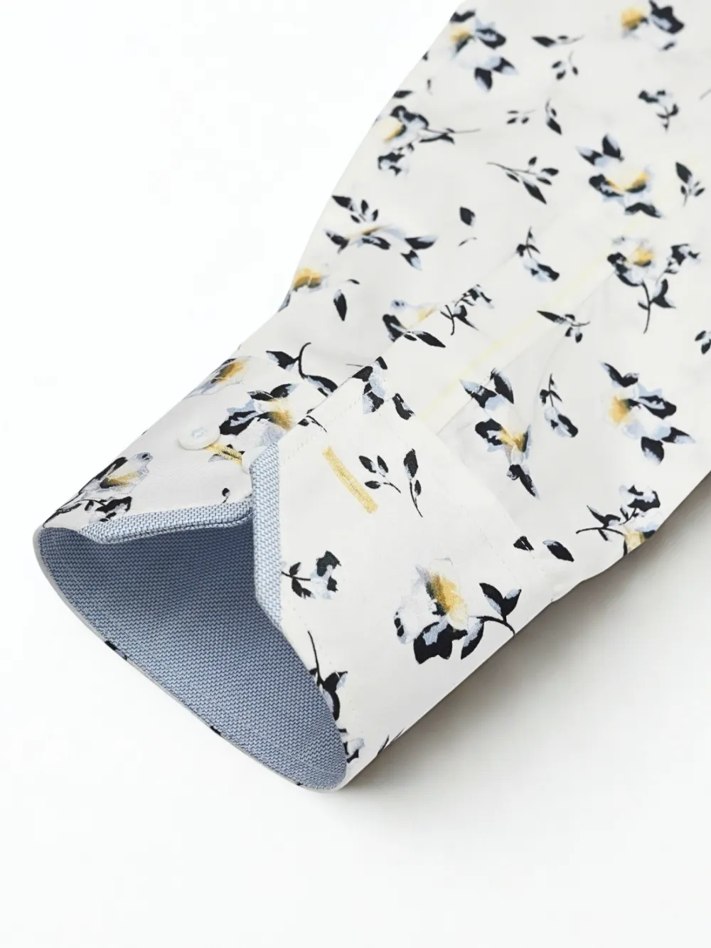 Pure Cotton Notte Fiorita Shirt- Twill Weave