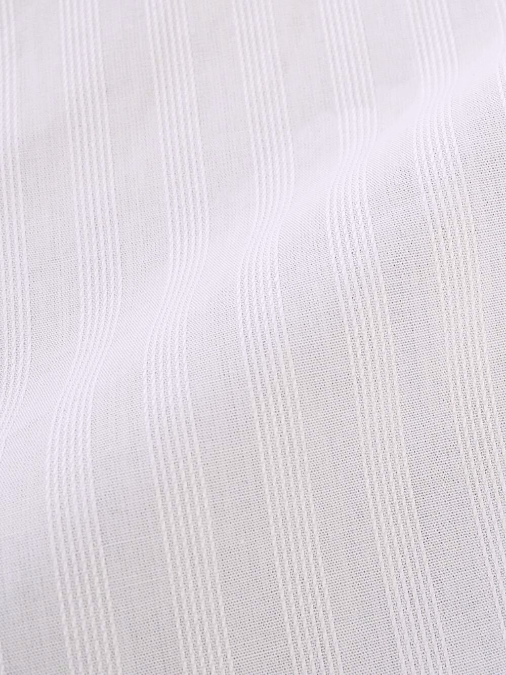 White Shirt with Signature Satin Fabric Blend - Tractors