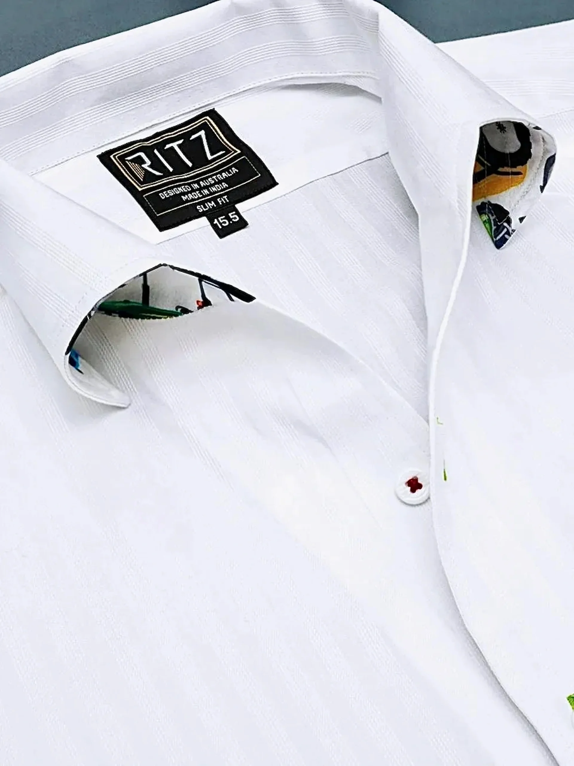 Signature Satin California Collar Shirt- Tractors