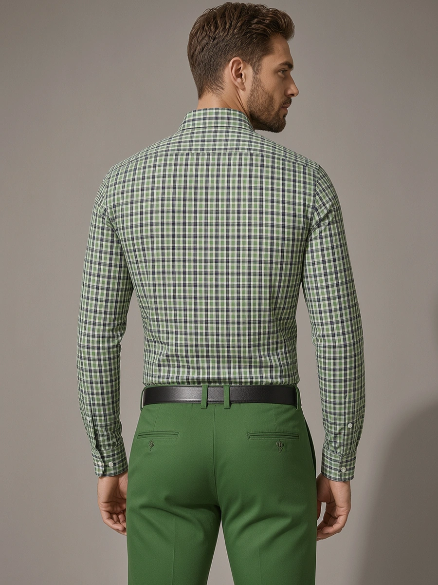 Pure Cotton Olive Designer Pair