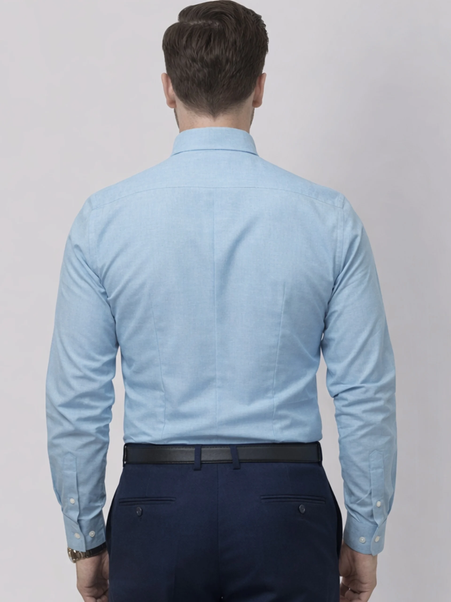 Oxford Button down Collar Shirt - Aquamarine
