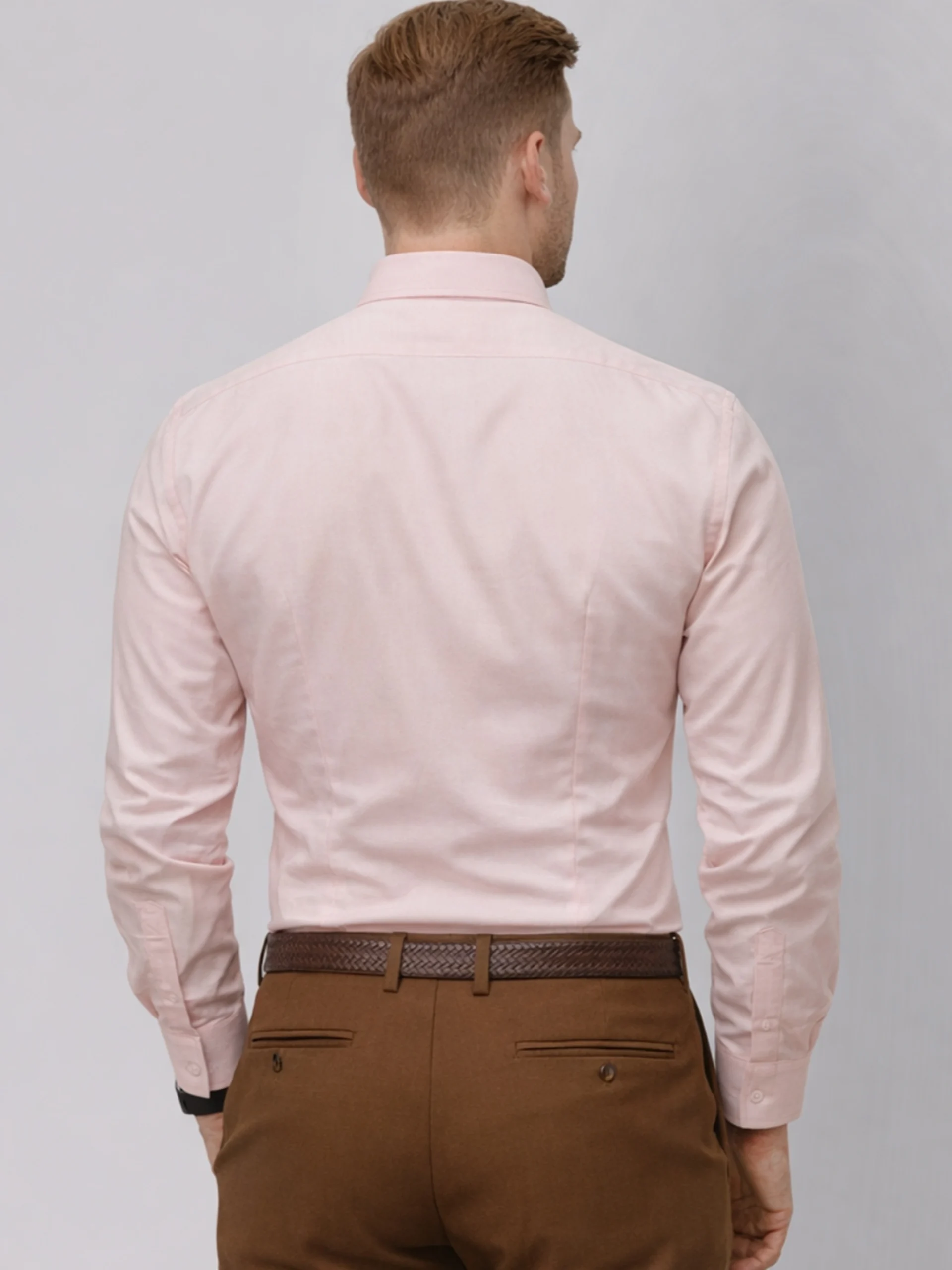 Oxford Button down Collar Shirt - Joyful Pink