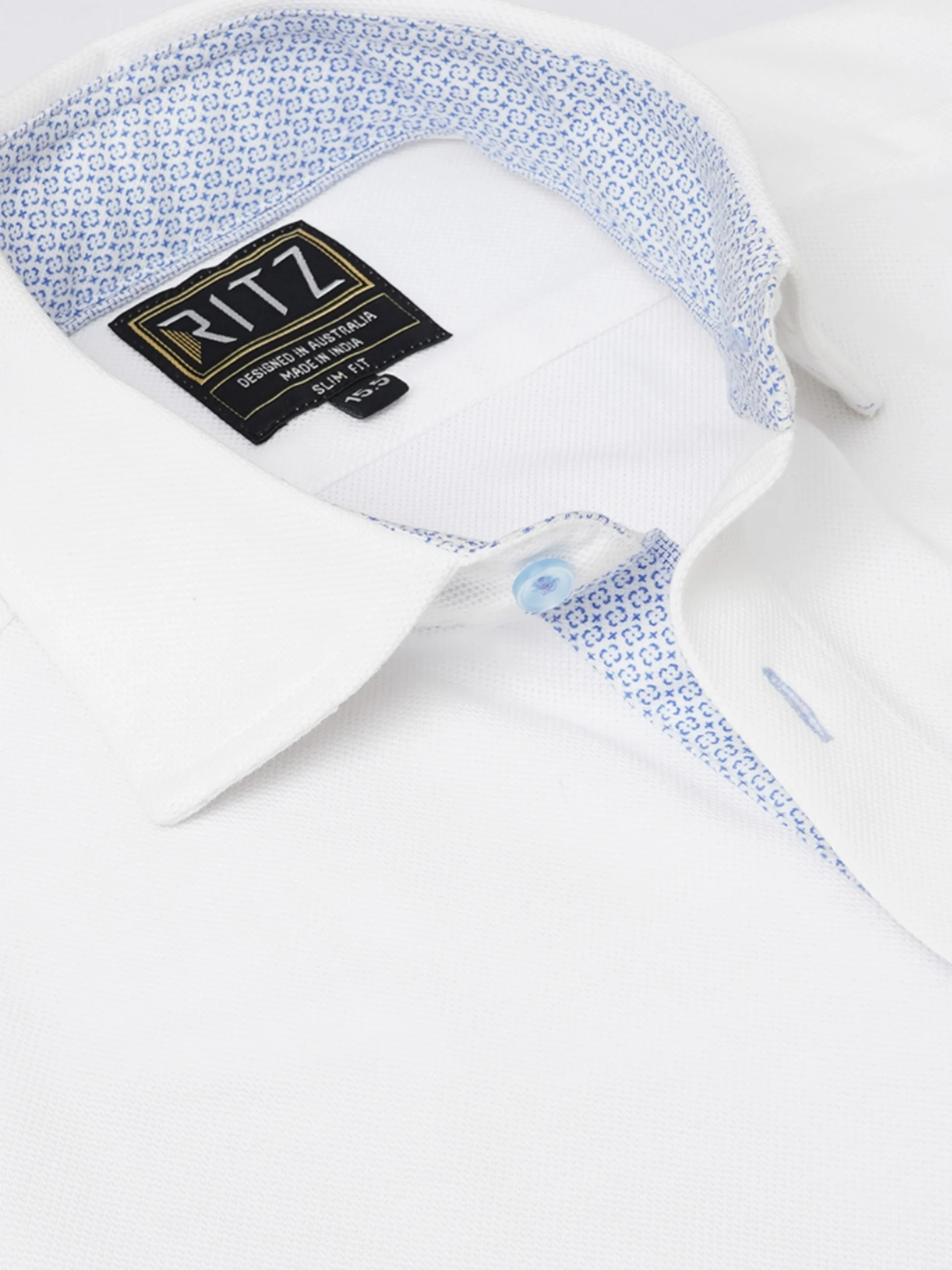 Non-Iron Stretch Swiss Winter Shirt - Piqué Knit Weave